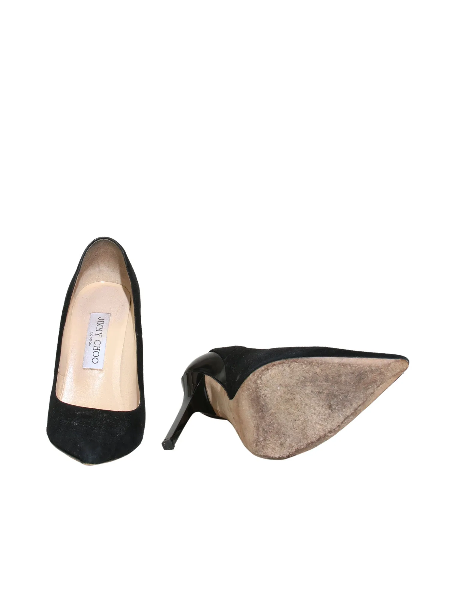 Suede and Leather Pumps