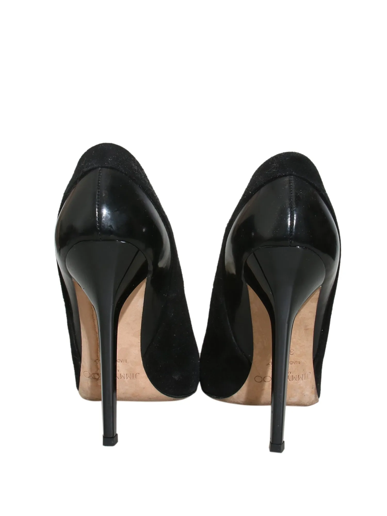 Suede and Leather Pumps